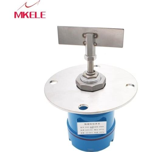 The rotary material level switch ZXK-11B object detector and limit sensor Screw thread installation Stainless steel blade choose