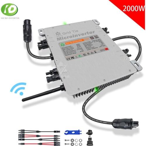 Deye G3 2000W 4 MPPT Micro Solar Inverter IP65 On Grid Tie Inverter 230VAC Converter With 2.4G Built In WIFI For 400W 500W PV