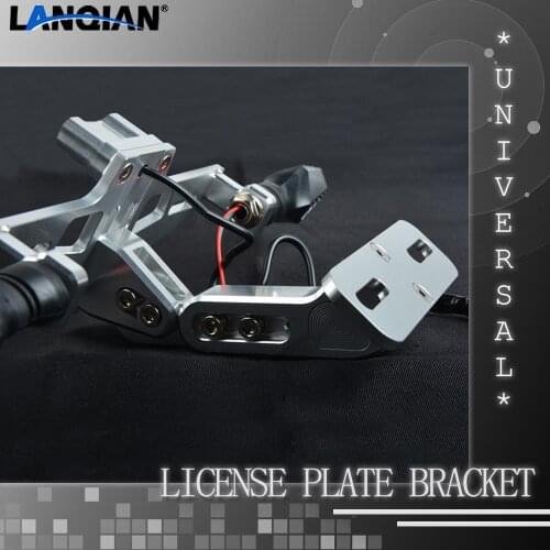 Motorcycle License Plate Bracket Licence Plate Holder Frame Number Plate For Yamaha XTZ750 XTZ 750 SUPER TENERE 1989-1996