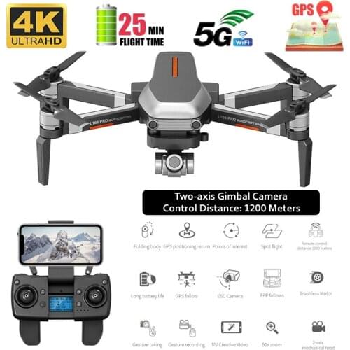 Drone 4k Gps Profissiona 5G Wifi Brushless Dron Gesture Photo Auto Return FPV Drone Camera Adjustable Quadcopter Helicoptero RC