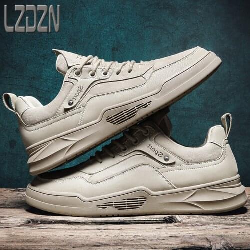 Autumn Shoes Mens Shoes Casual Mens Leather Travel Sports British Daddy Ins Trendy Shoes European Station Fashion Personality
