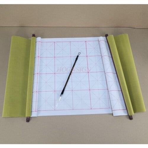 Students present Magic Water Writing Cloth Gridded Notebook Mat Practicing Chinese Calligraphy magic water paper