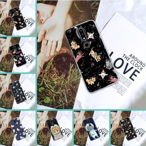 Silicone Phone Case For Nokia 2.1 3.1 5.1 6.1 7.1 Plus Cat Space Cute Dog Funny Star Fox Soft Back Cover For Nokia 3.2 4.2