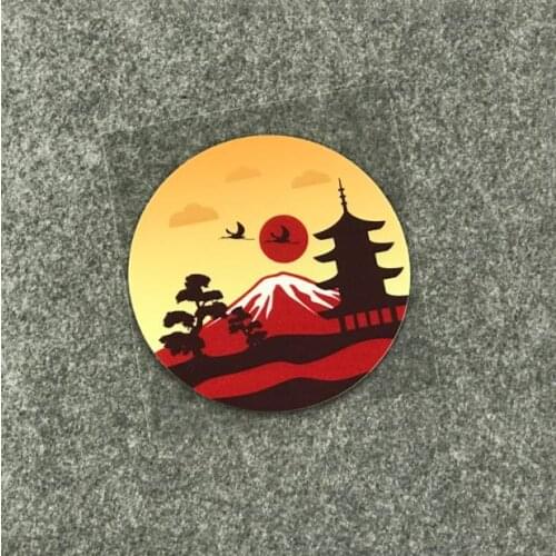 Reflective Rising Sun JDM Mount fuji Japan sticker drift Japan vinyl car retro stickers motorcycle car decals