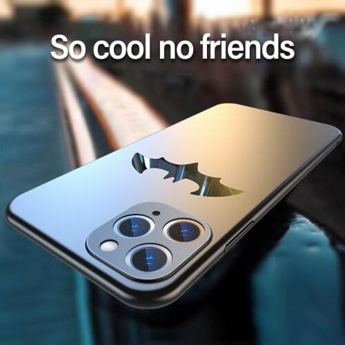 Ultra-thin Matte PC Metal Bat Phone Case For iPhone 11 Pro Max SE XSmax XR XS X 8 7 6 Plus Luxury Magnetic Protection Cover