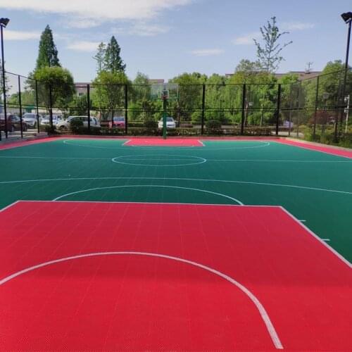 Beable Intelligent PP Portable Basketball Sport Court Material Plastic Tiles Temporary Outdoor Basketball Flooring