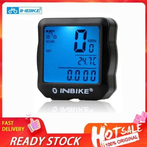 INBIKE IC005 Waterproof Bicycle Computer With Backlight Wireless Wired Bicycle Computer Bike Speedometer Odometer Bike Stopwatch