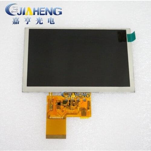 5inch 40pins HD LCD screen 800x480 rgb display LCD with touch screen for MP4 GPS replace it