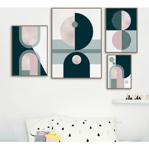 Abstract Minimalist Blue Line Woman Wall Art Canvas Painting Nordic Posters And Prints Wall Pictures For Living Room Home Decor