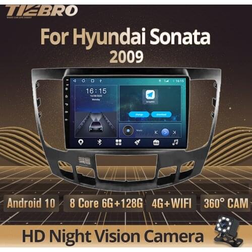 2DIN Android10 Car Radio For Hyundai Sonata 2009 Auto Radio GPS Navigation Stereo Receiver DSP Car Receiver Bluetooth Player IGO