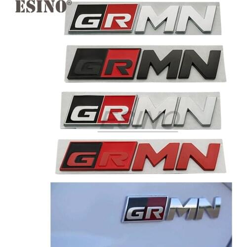 Car Styling Gazoo Racing GR GR MN 3D Car Zinc Alloy Badge Adhensive Metal Emblem Decal for Toyota Supra AE86 GT86