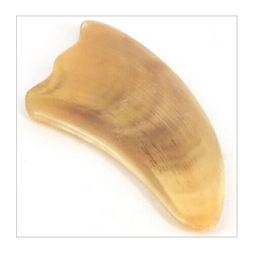 Sheep Horn Guasha Board Facial Eye Acupuncture Scraping Plate Remove Wrinkles Body Meridian Gua Sha Massage Scrapers Health Care