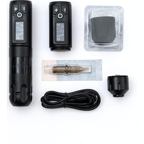 Wireless Tattoo Pen Machine Brushless Motor with Battery Pack Full Set Tattoo Kit Supply