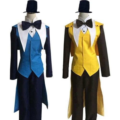 Free shipping Bill Cipher Cosplay Costume Mystery Attack Outfit Halloween Costumes