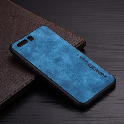 AMMYKI Soft Irregular texture Silicone case For Huawei P9 P10 Plus Case Pu leather case For Huawei Honor 9 Case
