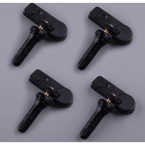 4Pcs TPMS Tire Pressure Monitor Sensors Black Fit For Volvo S60 S80 V70 XC70 XC90 307489910 312009230 42753SWAA54 2004 2005 2006