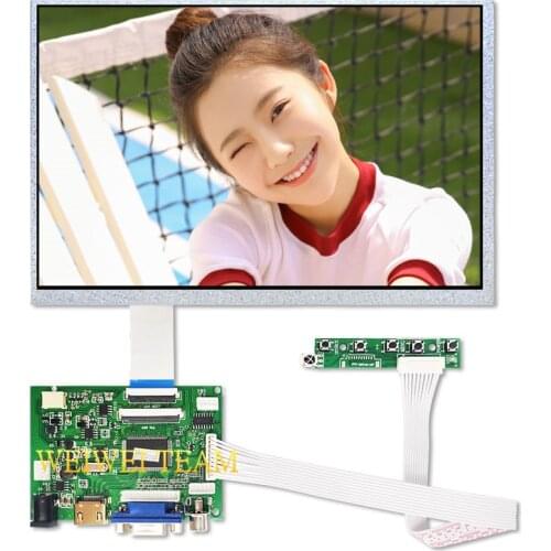 10.1 IPS Screen For Raspberry Pi 3 LCD Monitor 1280x800 Display Panel TTL LVDS Controller Board VGA 2AV 50PIN VS-TY2662-V1