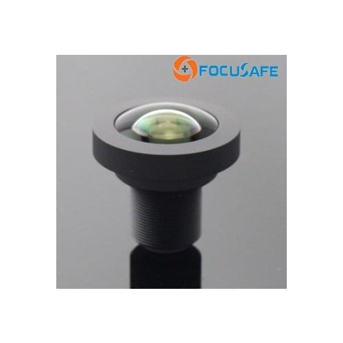 Focusafe 10Megapixel Fisheye Lens 1/2.3" 1.57mm Wide Angle of View M12 Lens 185degree CCTV Camera Lens for Panoramic monitoring