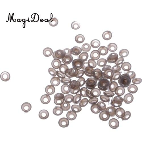MagiDeal 100Pcs/Pack 9mm Plastic Safety Eyes Nose Washer BACKS for 6-10mm Bear Doll Animal Eye Crafts Children Child DIY Toy