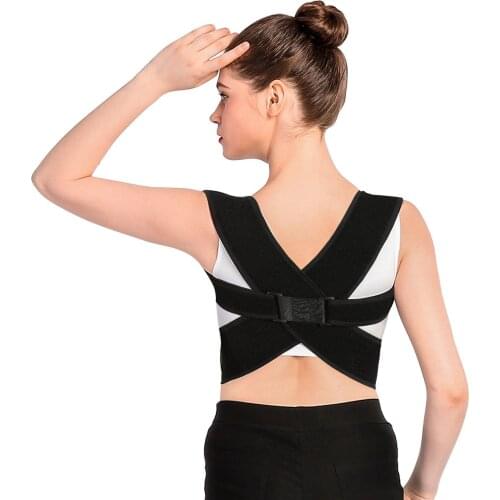 Posture Corrector Brace And Clavicle Support Straightener For Upper Back Shoulder Waist Fixed Back Correction With Large Comfort