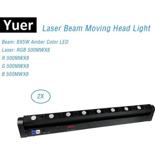 Beam + Laser Projector 16 Eyes RGB Moving Head DMX512 Dj Equipments Sound Party Disco Wedding Club Stage Effect Lighting Laser