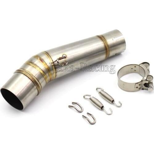 Motorcycle Exhaust Muffler Middle Pipe For Honda NC700 NC700X NC700S NC750 NC750X NC750S Connect Mid Link Pipe Down Pipe Slip On