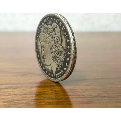 STC 2.0 Coin Set Triple Chips Coin Set Close up Magic Tricks Coin Magic Props Coin Appear Vanish Double Face Super Triple Coin