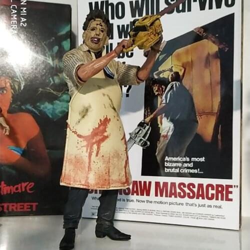 NECA Texas Chainsaw Massacre Leatherface Action Figure 40th Anniversary Toy Doll Gift for Christmas