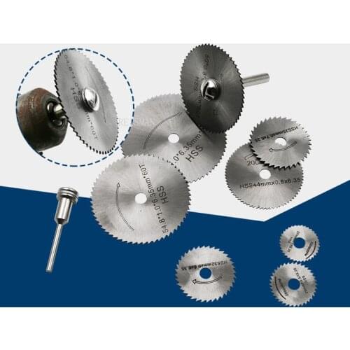 The New 10pcs set of Chuck HSS high speed circular saw blade cutting piece for drilling chuck cutter electric tool multi tool