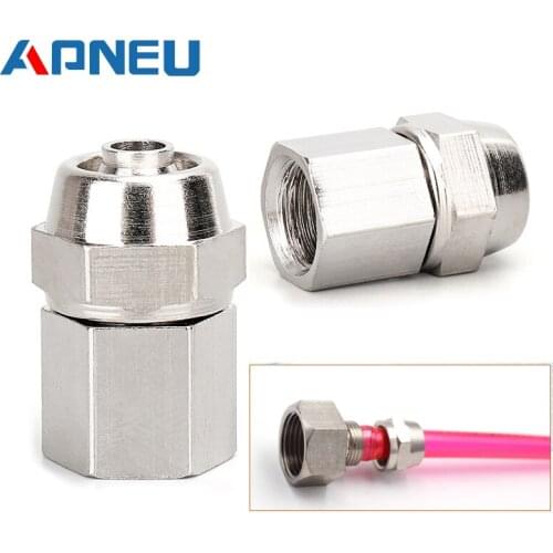PCF 1/8" 1/4" 3/8" 1/2" BSP Female Pneumatic Fittings Push In Quick Connector Release Air Fitting pneumatique For OD 4 6 8 10MM