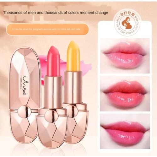 Color Changing Lipstick, Lip Balm, Moisturizing and Moisturizing Makeup Lipstick Tube Lipsticks Private Label Nude Lipstick