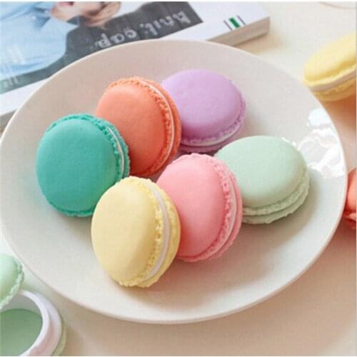 Quevinal 1000 pcs Cute candy stationery storage box Mini macaron case for clips eraser jewelry organizer zakka Table decoration