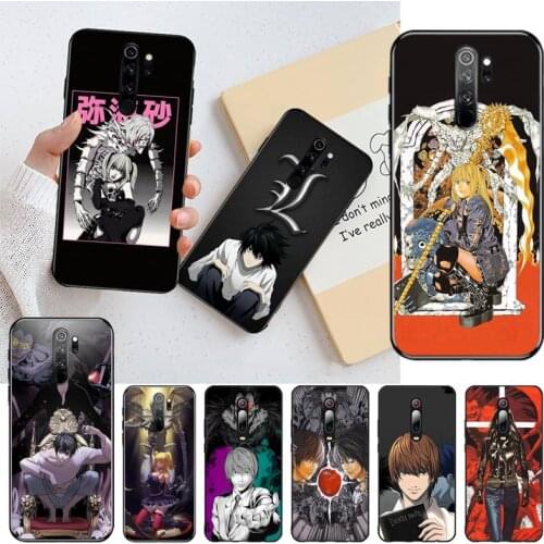 Rem and Misa Death Note L·Lawliet Phone Case for Redmi 9A 8A 7 6 6A Note 9 8 8T Pro Max Redmi 9 K20 K30 Pro