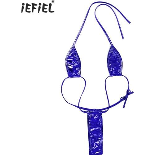 Sexy Women Slingshot Bikini Halter Backless Lingerie Set Exotic Sexy Swimwear One Piece Monokini Swimsuits for Women Teddies