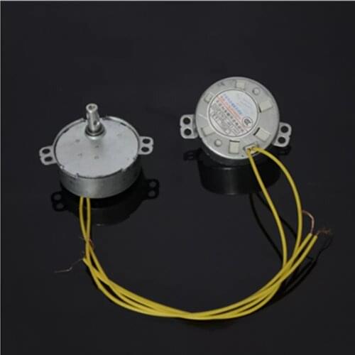 1Pc TYD49 CW/CCW Round Claw-Pole Permanent Magnet Synchronous Motor 220V 2.5RPM 5RPM 15RPM 30RPM 33RPM Floor Fans Bobble Head