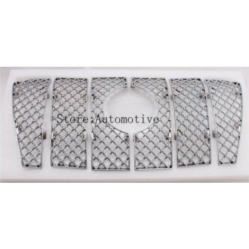 Honeycomb Style Front Grille Grill Mesh Cover for TOYOTA Prado FJ150 2010-2015