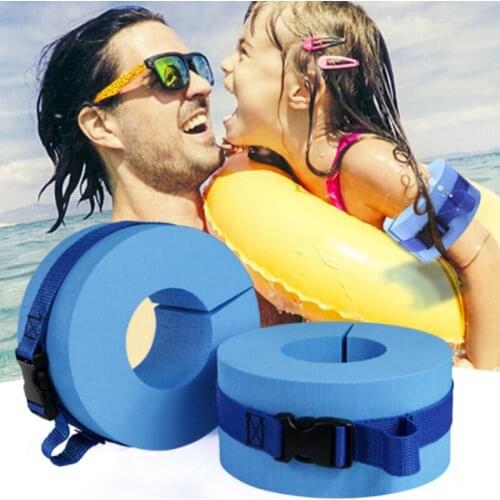 1pair Swimming Feet Arm Foam Lifebuoy Floating Ring Adult Swim Buoyancy Band Teaching Tool