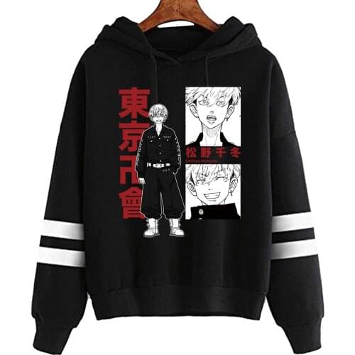 Anime Tokyo Revengers Hoodies Fashion Men Women Sweatshirts Casual Hooded Harajuku Sportswear Hoodies
