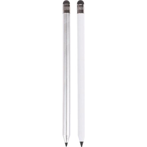 1Pcs 16.2cm/6.38" Good Quality Dual Head Touch Screen Stylus Pencil Capacitive Capacitor Pen For Pad Phone