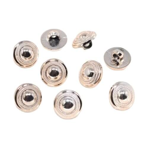 13mm 20pcs Plating Fashion Fastener For Craft And DIY Button Gold DK-03 Plasic Metalic Bttons