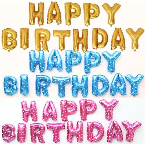 13Pcs 16inch Balloon Inflatable Aluminum Foil Helium Balloons Birthday Wedding Party Decoration Celebration Supplies