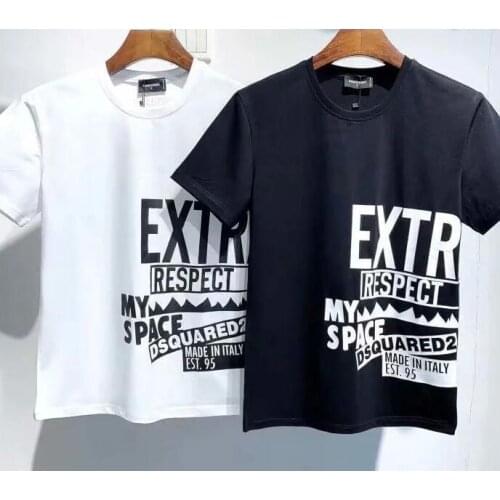 2021 DSQUARED2 Mens and womens Summer Fashion Short Sleeve T-shirt Tops casual Streetwear Tops men trendy clothing