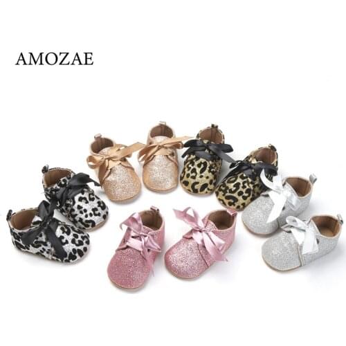 2020 Baby Shoes Shiny Toddler Baby Girls Cotton Sequin Infant Soft Sole Shoes Soft bottom Sneaker First Walker Girls Shoes