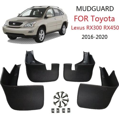 FOR Toyota Lexus RX300 RX450 2016 2017 2018 2019 2020 Fender Mud Flaps Guard Mudguard Splash Flap Car Accessories 4PCS