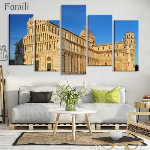 5 Panel Framed Printed brooklyn manhattan Italy Painting childrens room decor print poster picture canvas egyptian decor