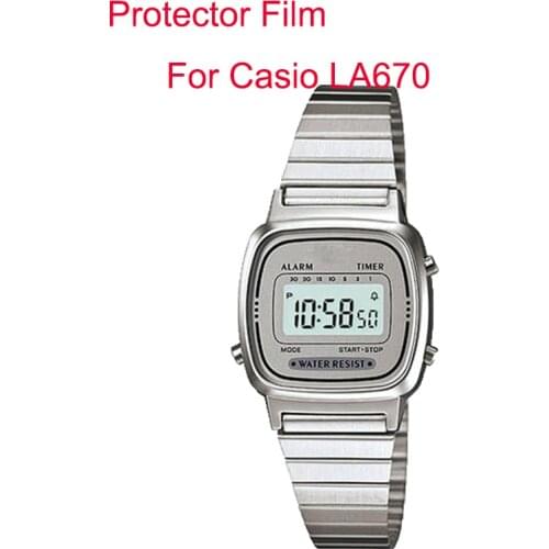 5Pcs Nano Protector Film Guard For Casio LA670 LA670WGA Sports Watch Explosion-proof Protective Screen Film