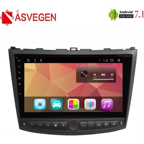 Asvegen 10.2'' Car DVD Player For Lexus IS250 is200 300 2006-2011 Android 7.1 Touch Screen GPS Navigation Car Radio Multimedia