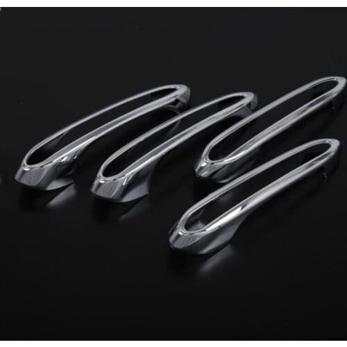 Free Shipping For BMW 5 Series 2018 4PCS High Quality ABS Chrome Car Pull Handle Cover Trim Car Styling Accessories