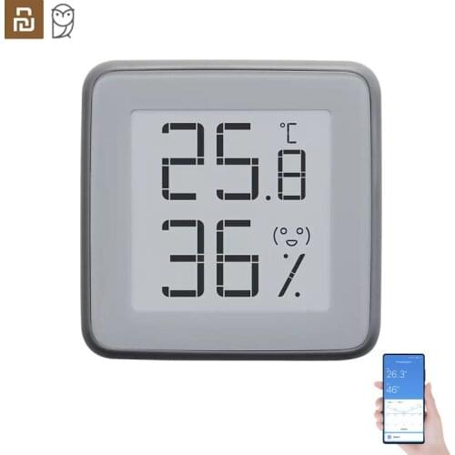 Bundle sale miaomiaoce Bluetooth Thermometer Hygrometer E-Ink Screen BT2.0 Smart Temperature Humidity Sensor Works For MIJIA App
