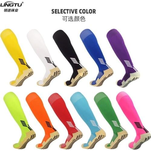 Mens Dispensing Towel Bottom High Tube Soccer Socks Adult Athletic Socks Non-Slip Stockings Soccer Socks
